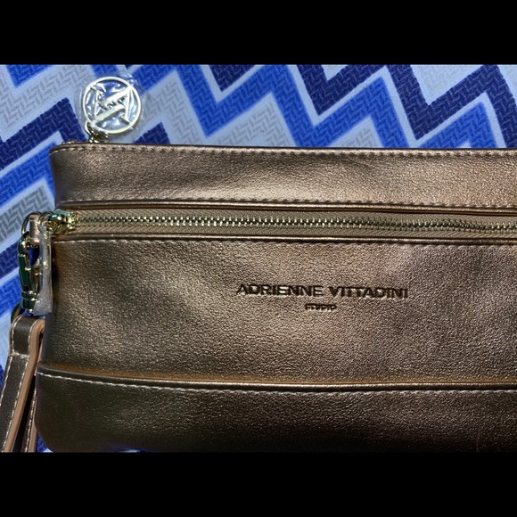 Adrienne Vittadini Rose Gold Wristlet - Picture 6 of 9